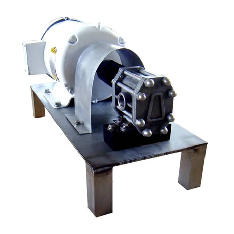 Oberdorfer, Positive Displacement Pump, 2 HP, 1725 RPM, 460 V, 1.75" diameter impeller, (2) 1" diameter - Image 2