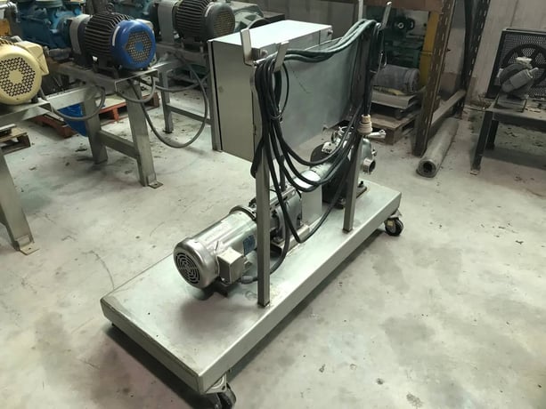Sine #SPS-35, Positive Displacement Pump, 3 HP, 1760 RPM, 208-230/460 V, 154 RPM speed, (2) 3" Tri-clamp - Image 5