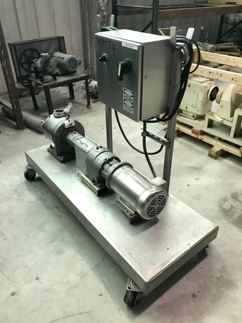 Sine #SPS-35, Positive Displacement Pump, 3 HP, 1760 RPM, 208-230/460 V, 154 RPM speed, (2) 3" Tri-clamp - Image 7