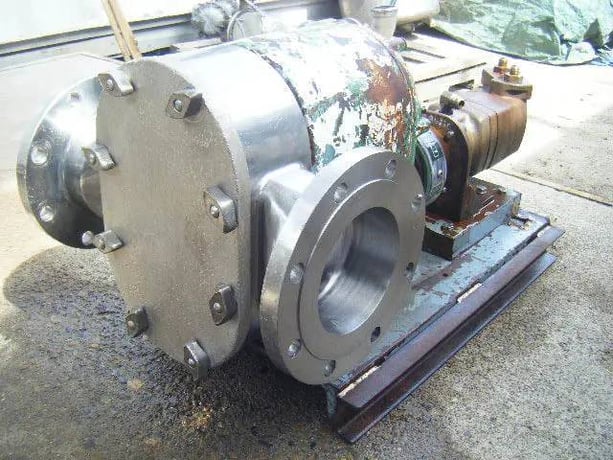 300 GPM, Tri-Clover #PR300, Rotary Positive Displacement Pump, 63 Gallons, 7.75" rotor size, (2) 6" diameter - Image 3