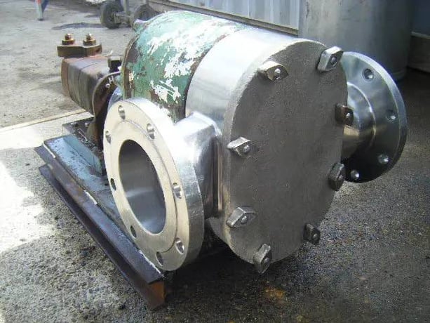 300 GPM, Tri-Clover #PR300, Rotary Positive Displacement Pump, 63 Gallons, 7.75" rotor size, (2) 6" diameter - Image 7