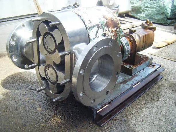 300 GPM, Tri-Clover #PR300, Rotary Positive Displacement Pump, 63 Gallons, 7.75" rotor size, (2) 6" diameter - Image 10
