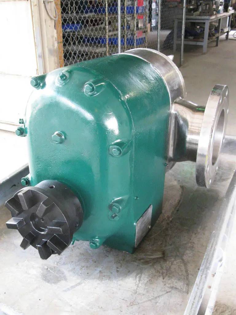 300 GPM, Tri-Clover #PR300, Rotary Positive Displacement Pump, 7.75" rotor size, (2) 6" diameter flange - Image 5