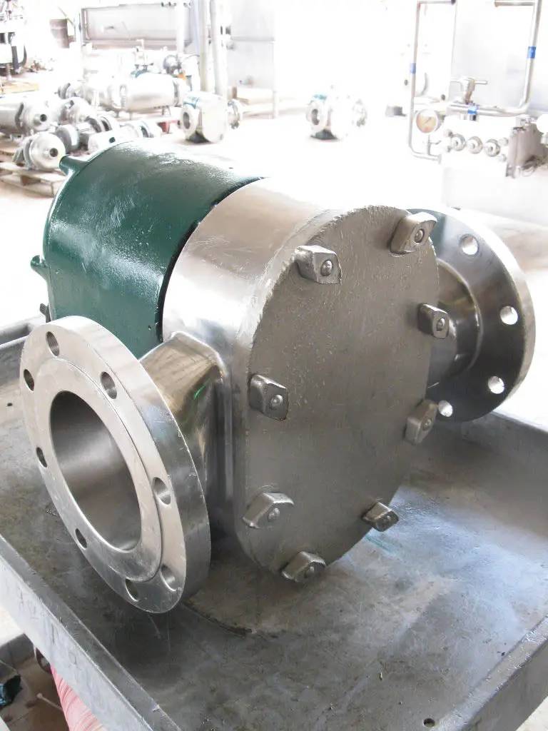 300 GPM, Tri-Clover #PR300, Rotary Positive Displacement Pump, 7.75" rotor size, (2) 6" diameter flange - Image 7