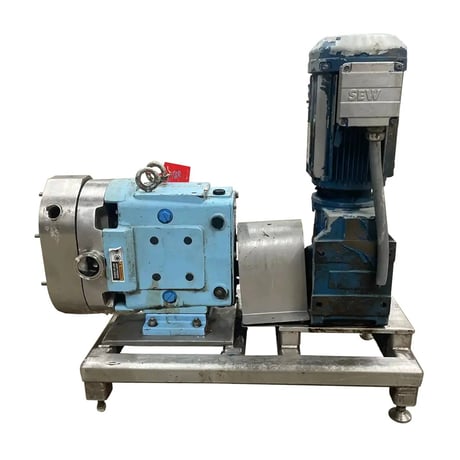 56 GPM @ 450 psi, Waukesha #045-U2-01/31/13, Positive Displacement Pump, 0.098 Gallons, 3 HP, 1798 RPM - Image 1