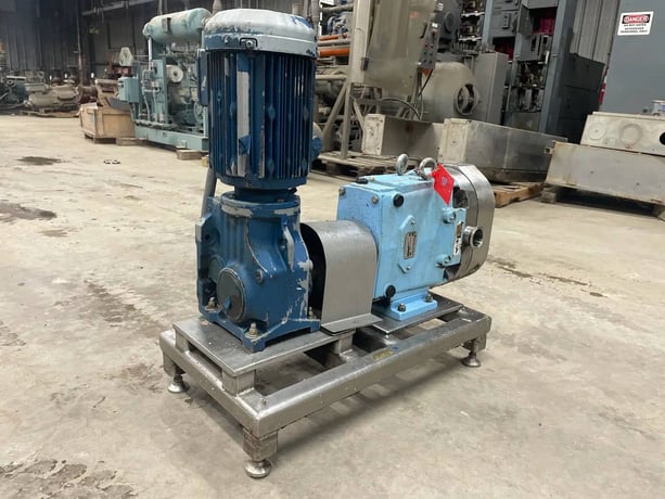 56 GPM @ 450 psi, Waukesha #045-U2-01/31/13, Positive Displacement Pump, 0.098 Gallons, 3 HP, 1798 RPM - Image 6