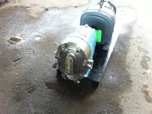 110 GPM, Waukesha Cherry-Burrell #100, Positive Displacement Pump, 3 HP, 1750 RPM, 230/ 460 V, 600 RPM speed - Image 7