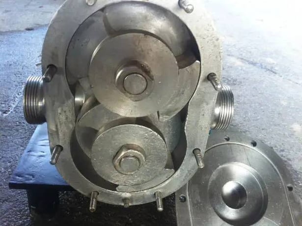 110 GPM, Waukesha Cherry-Burrell #100, Positive Displacement Pump, 3 HP, 1750 RPM, 230/ 460 V, 600 RPM speed - Image 10