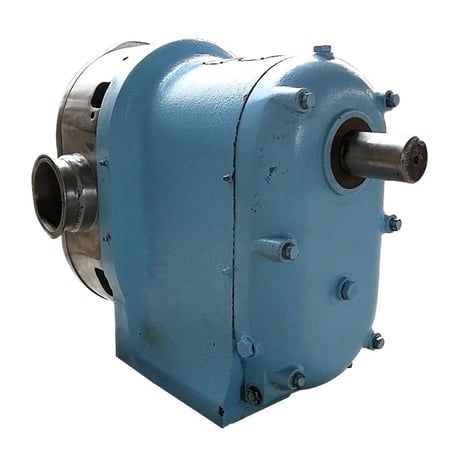 300 GPM, Waukesha Cherry-Burrell #200, Positive Displacement Pump, 600 RPM speed, (2) 8.125" rotors, (2) 4" - Image 2