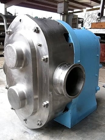 300 GPM, Waukesha Cherry-Burrell #200, Positive Displacement Pump, 600 RPM speed, (2) 8.125" rotors, (2) 4" - Image 5