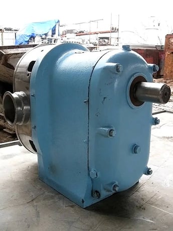 300 GPM, Waukesha Cherry-Burrell #200, Positive Displacement Pump, 600 RPM speed, (2) 8.125" rotors, (2) 4" - Image 6