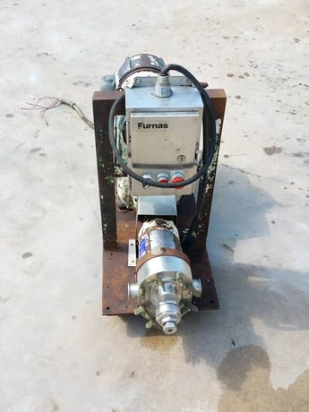 36 GPM @ 150 psi, Waukesha Cherry-Burrell #25, Positive Displacement Pump, 0.06 Gallon, 1.5 HP, 1800 RPM - Image 4