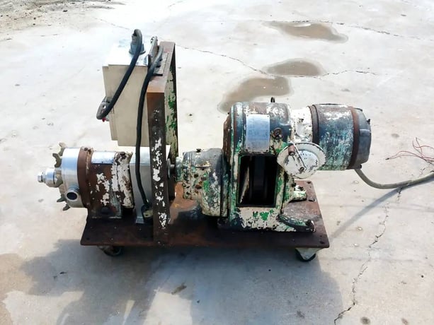 36 GPM @ 150 psi, Waukesha Cherry-Burrell #25, Positive Displacement Pump, 0.06 Gallon, 1.5 HP, 1800 RPM - Image 6
