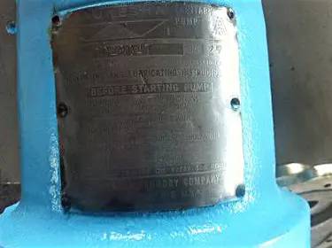 36 GPM @ 200 psi, Waukesha Cherry-Burrell #25, Positive Displacement Pump, 0.06 Gallon, (2) 1.5" Inlet/Outlet - Image 7