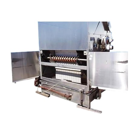 36" wide, I & h I & H, Blancher Belt - 3 Pass, 36" wide w/4" flights on 12" centers - Image 1