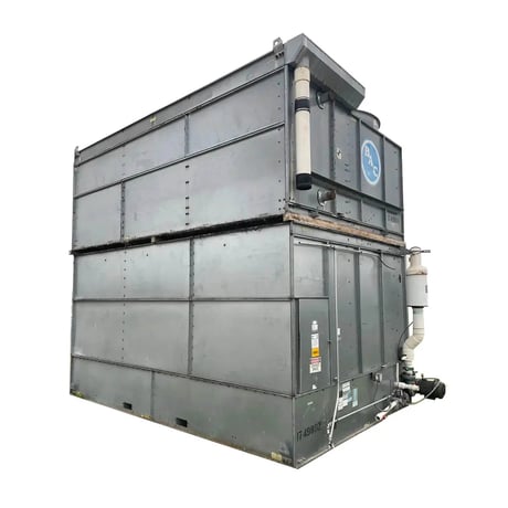 590 Ton, BAC CXV-466, Evaporative Condenser, 3 Motors, 1 Tower Unit, 900 CFM, 750 GPM - Image 2