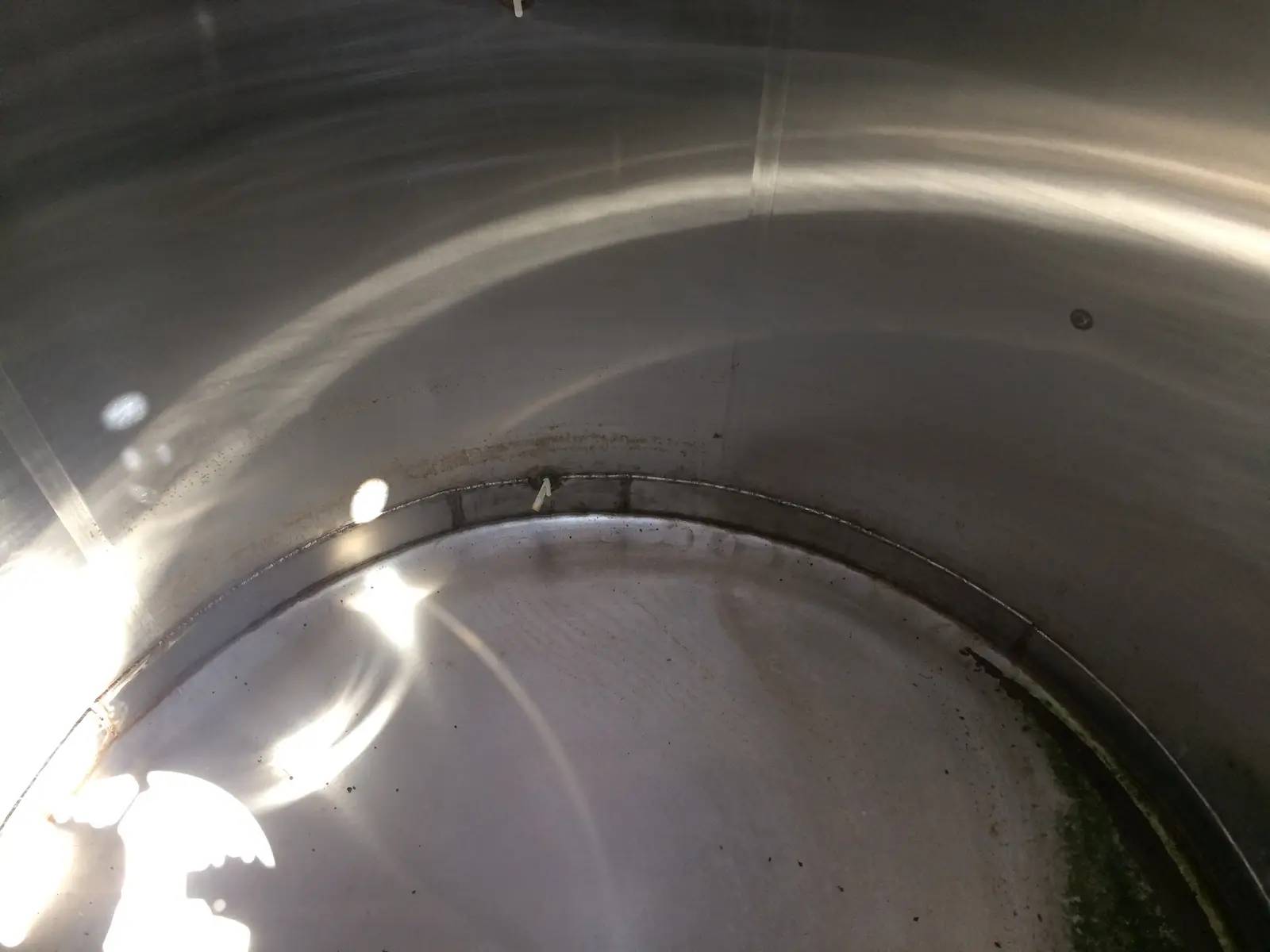 2500 gallon Stainless Steel Single Shell Tank, 0.105" thickness, 7' 1" diameter x 7' 10" Inside straight wall - Image 9
