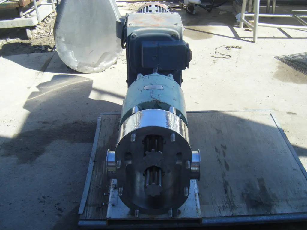 300 GPM, Tri-Clover #PRE300-4M-UH4-SL-S, Positive Displacement Pump, 10 HP, 1755 RPM, 230/460 V, 850 RPM - Image 4
