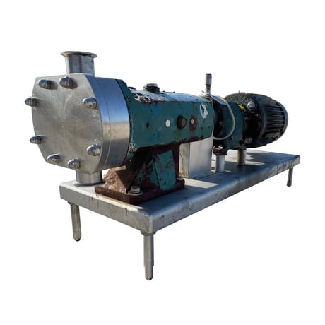 70 GPM, Tri-Clover #TCIP3-NLD, Positive Displacement Pump, 0.07 Gallon, 5 HP, 1750 RPM, 208-230/460 V, 1000 - Image 2