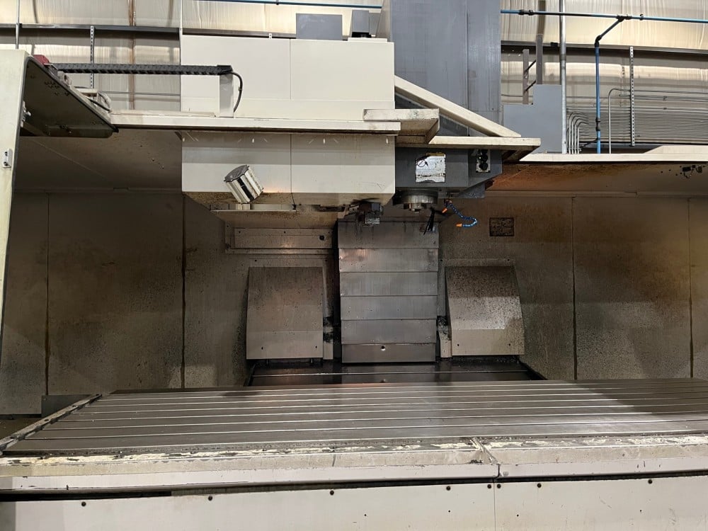 Okuma #Millac-1052VAE, OSP-P200M, 40" x120", #50,6000 RPM, thru spindle coolant, 4th axis interface, 3400 cut - Image 4