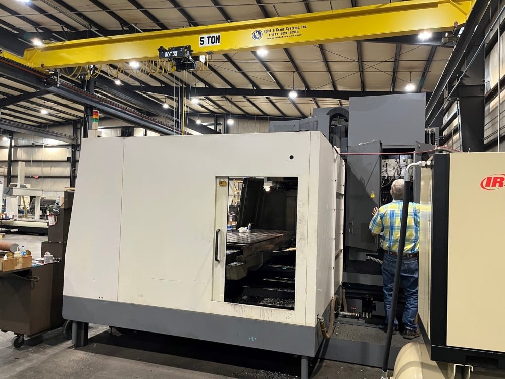 Okuma #Millac-1052VAE, OSP-P200M, 40" x120", #50,6000 RPM, thru spindle coolant, 4th axis interface, 3400 cut - Image 9