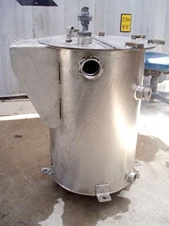 18 gallon Stainless Steel Single Shell Tank, 1' 3" diameter x 2' 11" H straight-wall - Image 3