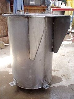 18 gallon Stainless Steel Single Shell Tank, 1' 3" diameter x 2' 11" H straight-wall - Image 4