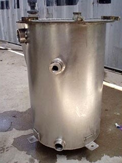 18 gallon Stainless Steel Single Shell Tank, 1' 3" diameter x 2' 11" H straight-wall - Image 5