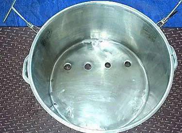25 gallon Stainless Steel Tank, (3) Lid retaining clamps. (2 available) Handles - Image 9