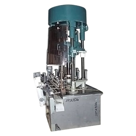 Zalkin #CA, ROPP 6-Head Capper, 1000 CPM, 4-1/2" width x 79" L Conveyor, 34" infeed/exit H - Image 2