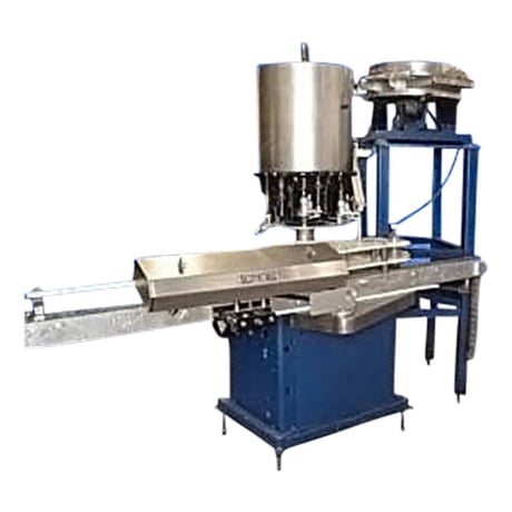 #F-30, Free Standing Consolidated 6 Spindle Capper, 200 BPM, 28 mm caps, 100" L x 41" width x 88" H Capper - Image 2
