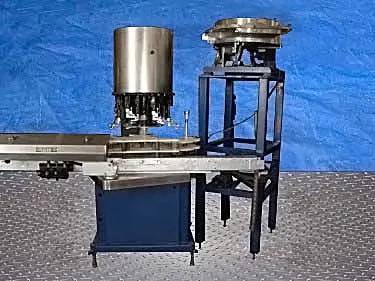 #F-30, Free Standing Consolidated 6 Spindle Capper, 200 BPM, 28 mm caps, 100" L x 41" width x 88" H Capper - Image 3