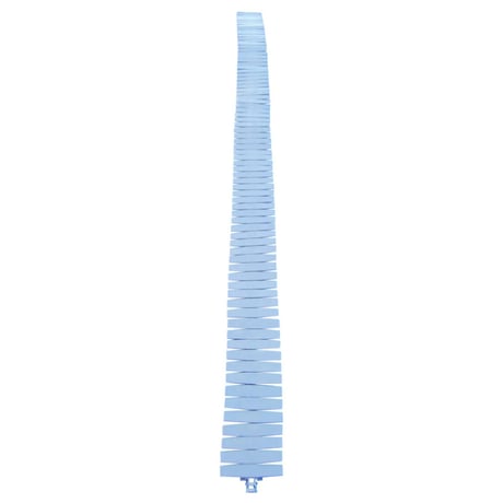 6" wide x 250' long, Plastic Conveyor Belt, (25) belt sections - Image 1