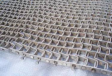 42" wide x 23' long, Stainless Steel Honeycomb Flat Wire Conveyor Belt, 0.045" thick Wire, 0.118" diameter Rod - Image 10