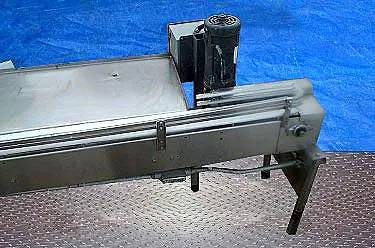 Stainless Steel Table Top Conveyor Extension with Work Table, 75 HP, 120" L x 21" width work table, 1-5/8" - Image 10