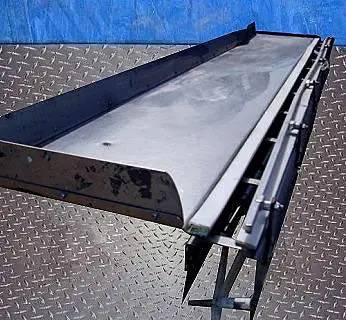 4.5" wide, Stainless Steel Table Top Conveyor Extension with Work Table, 4.5" wide belt, 18" width x 120-1/2" - Image 3