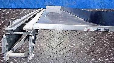 4.5" wide, Stainless Steel Table Top Conveyor Extension with Work Table, 4.5" wide belt, 18" width x 120-1/2" - Image 5