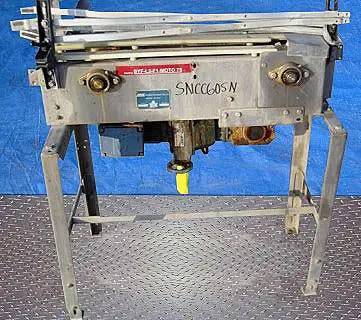4-1/2" wide, General Conveyor Co., Stainless Steel Table Top Conveyor, 1 HP, (2) 6" sprockets w/ 1" gap, 35" - Image 8