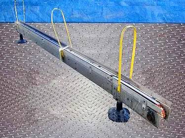 4.5" wide, Roe Incorporated, Mild Steel Table Top Conveyor, 3/4 HP, 16-1/2" inlet/outlet H, 23" H Clearance - Image 3