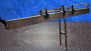 4" wide, Stainless Steel Tabletop Conveyor Section, 1-1/2" conveyor running gap, 40" infeed/exit H - Image 4