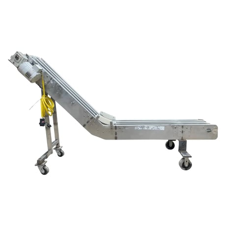 JB Industries #CON 119, Incline Portable Conveyor, 1 HP, 1998 - Image 1