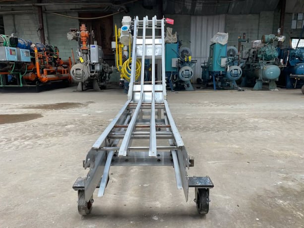 JB Industries #CON 119, Incline Portable Conveyor, 1 HP, 1998 - Image 5