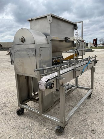 Pneumatic Filler with Mixer/Hoppe, 8 cu.ft., 30 BPM, 2-3/8" diameter Piston, 3-1/2" Stroke, 1" diameter - Image 5