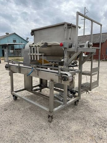 Pneumatic Filler with Mixer/Hoppe, 8 cu.ft., 30 BPM, 2-3/8" diameter Piston, 3-1/2" Stroke, 1" diameter - Image 7