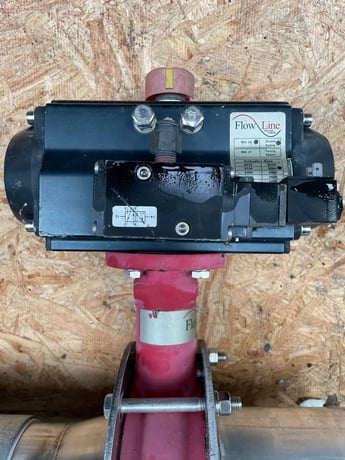 5" Flowline PTFE butterfly valve with electric actuator for food processing, chemical & sanitary applications - Image 7