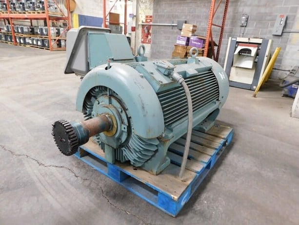 150 HP 440 RPM Westinghouse E15016 severe duty electric motor, Frame 5011B, 460 Volts - Image 4