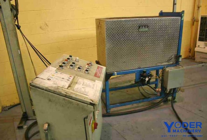 10000 lb. Itipack / A & H automatic banding line, 42" W x 42" H, Hytrol conveyor, 1998, #50332 - Image 4
