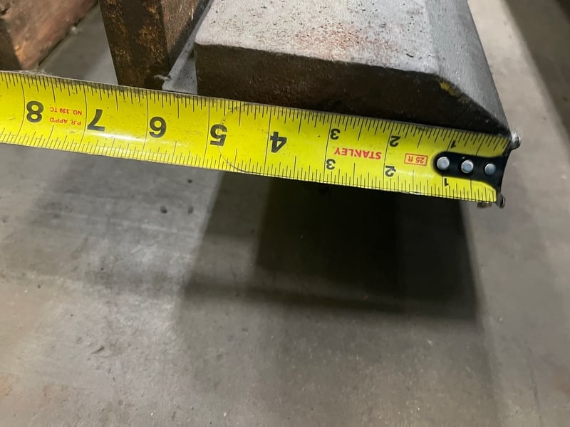 192" L, Male forming die, 5-1/2" OA height, 2" die width, 1/2" tang, #65924 - Image 2