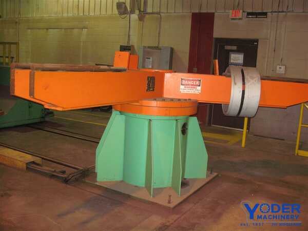 20000 lb. Paxson, 3-arm turnstile, 60" width, 48" ht, 98" swing raduis, manual rotation, #58712 - Image 1