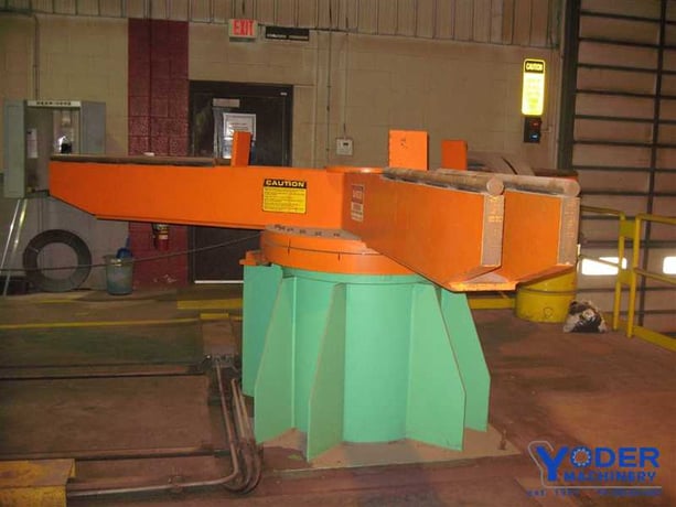 20000 lb. Paxson, 3-arm turnstile, 60" width, 48" ht, 98" swing raduis, manual rotation, #58712 - Image 2